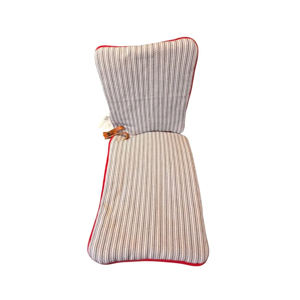 Hearth & Hand Magnolia JOY Potholder Set 2pc Red White Ticking Stripe Holiday